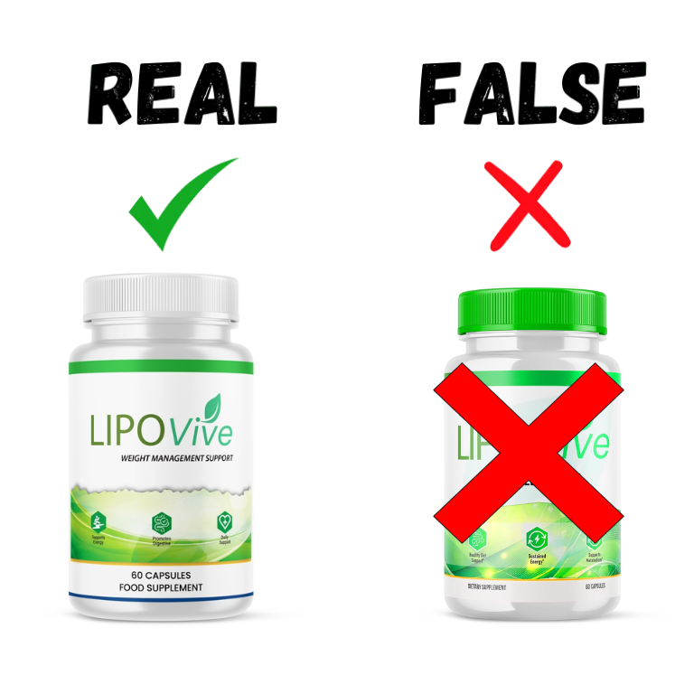 Warning graphic about counterfeit products