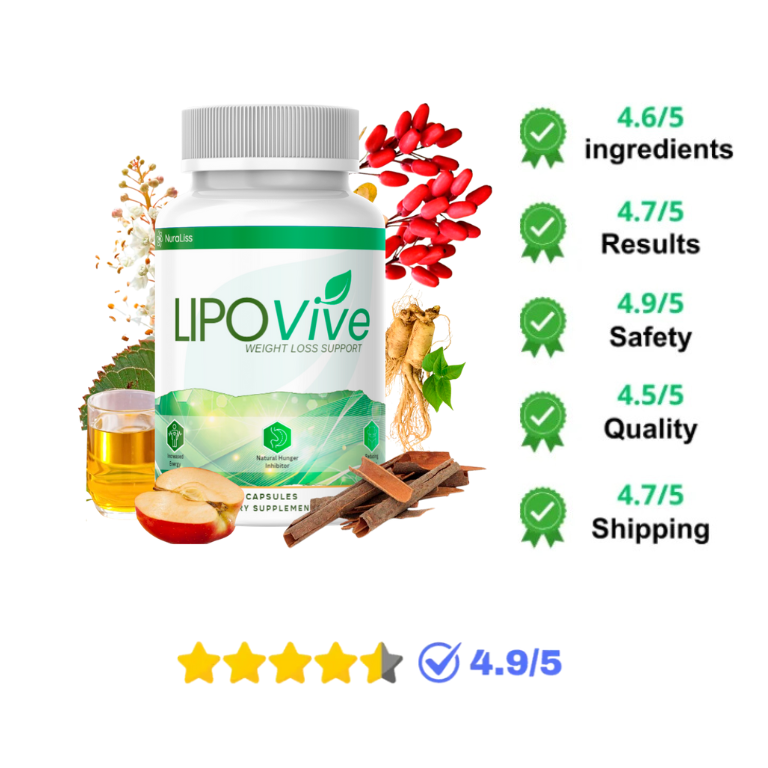 LipoVive customer rating and product image