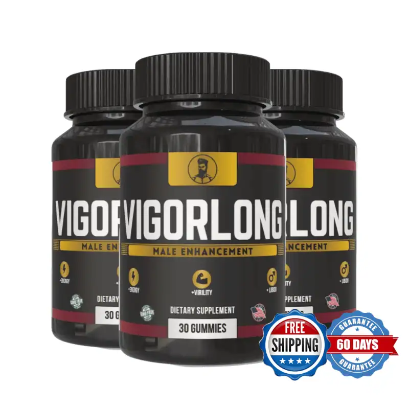 VigorLong Gummies male enhancement supplement — 3-bottle best value pack